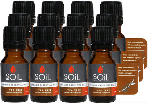 Load image into Gallery viewer, SAVE 50% - Organic Tea Tree Essential Oil (Melaleuca Alternifolia) 120ml by SOiL Organic Aromatherapy and Skincare
