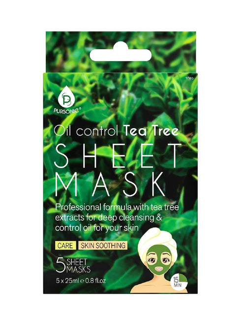 Load image into Gallery viewer, Oil Control Tea Tree Sheet Mask by Pursonic
