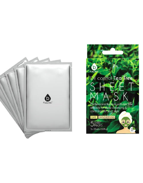 Load image into Gallery viewer, Oil Control Tea Tree Sheet Mask by Pursonic

