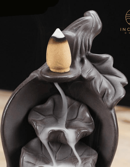 Load image into Gallery viewer, Teahouse Decor Waterfall Incense Burner by incenseocean
