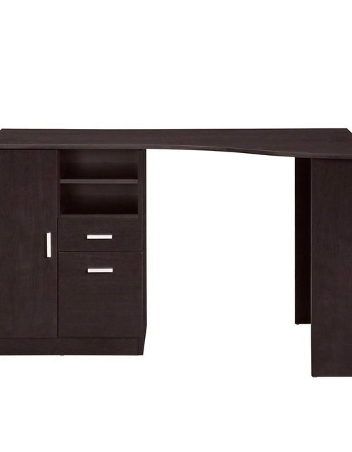 Load image into Gallery viewer, Techni Mobili Classic Office Desk with Storage, Espresso by Level Up Desks

