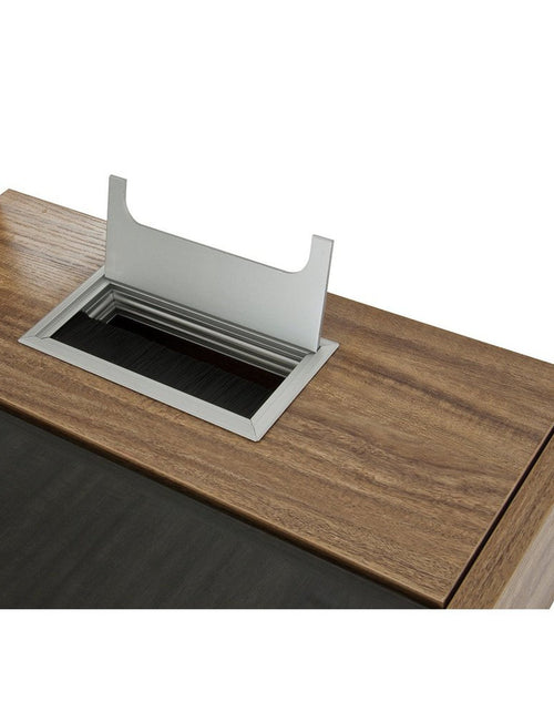 Load image into Gallery viewer, Techni Mobili Compact Computer Desk with Multiple Storage, Walnut by Level Up Desks
