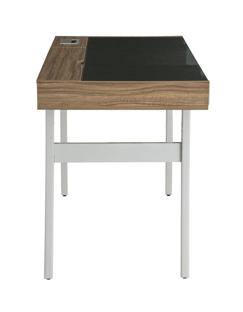 Load image into Gallery viewer, Techni Mobili Compact Computer Desk with Multiple Storage, Walnut by Level Up Desks
