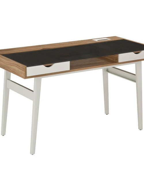 Load image into Gallery viewer, Techni Mobili Compact Computer Desk with Multiple Storage, Walnut by Level Up Desks
