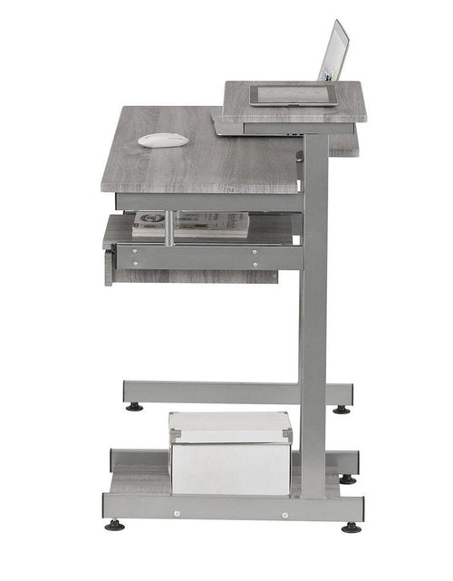Load image into Gallery viewer, Techni Mobili Complete Computer Workstation Desk, Grey by Level Up Desks
