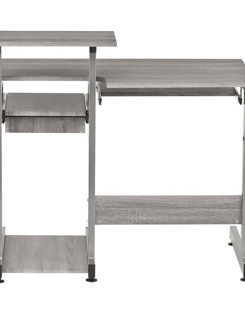 Load image into Gallery viewer, Techni Mobili Complete Computer Workstation Desk, Grey by Level Up Desks
