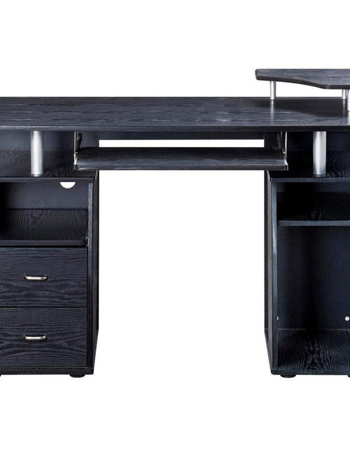 Load image into Gallery viewer, Techni Mobili Complete Computer Workstation Desk With Storage, Espresso by Level Up Desks
