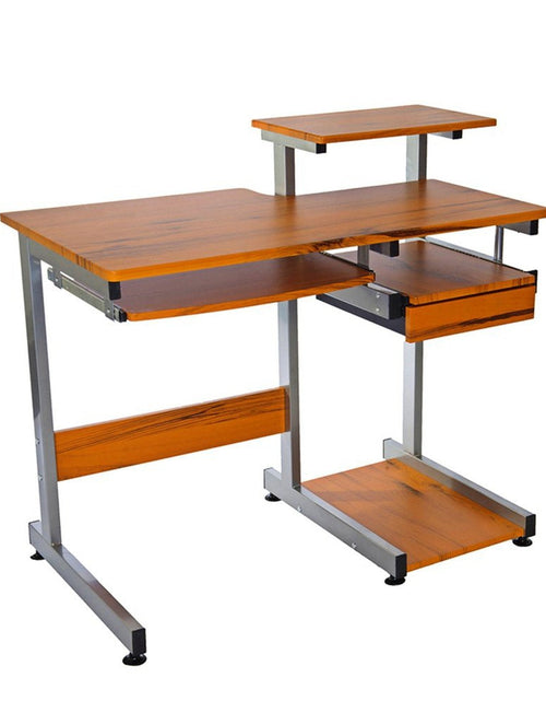Load image into Gallery viewer, Techni Mobili Complete Computer Workstation Desk, Woodgrain by Level Up Desks
