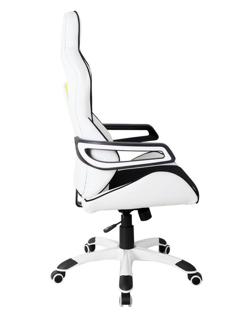 Load image into Gallery viewer, Techni Mobili Ergonomic Essential Racing Style Home &amp; Office Chair, White by Level Up Desks
