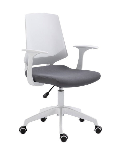 Load image into Gallery viewer, Techni Mobili Height Adjustable Mid Back Office Chair, Grey by Level Up Desks
