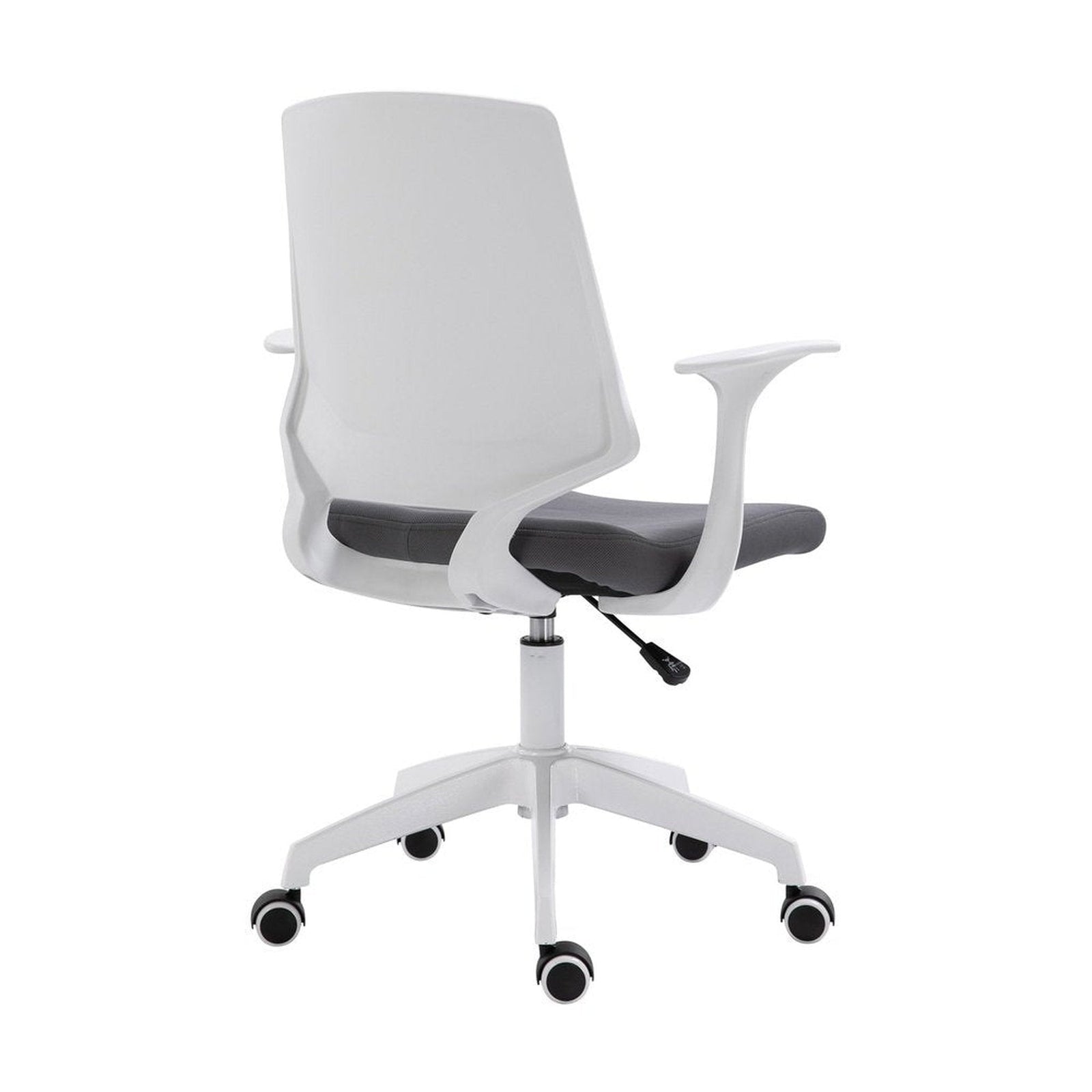 Techni Mobili Height Adjustable Mid Back Office Chair, Grey by Level Up Desks