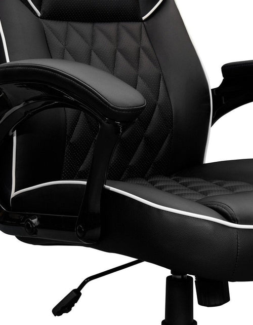 Load image into Gallery viewer, Techni Mobili High Back Executive Sport Race Office Chair, Black by Level Up Desks
