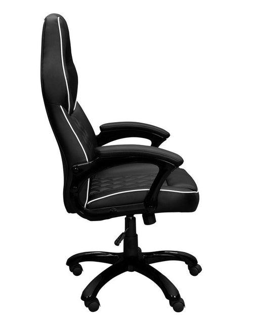 Load image into Gallery viewer, Techni Mobili High Back Executive Sport Race Office Chair, Black by Level Up Desks
