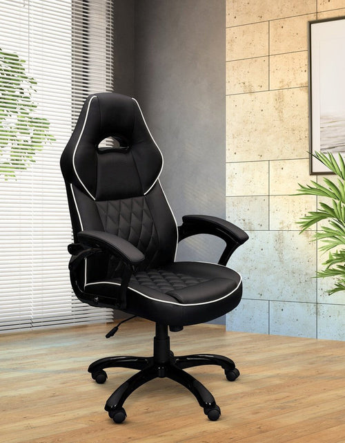 Load image into Gallery viewer, Techni Mobili High Back Executive Sport Race Office Chair, Black by Level Up Desks
