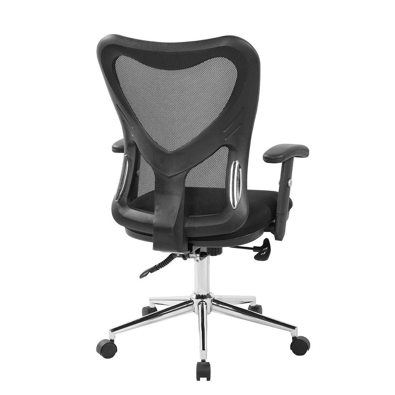 Techni Mobili High Back Mesh Office Chair With Chrome Base, Black by Level Up Desks
