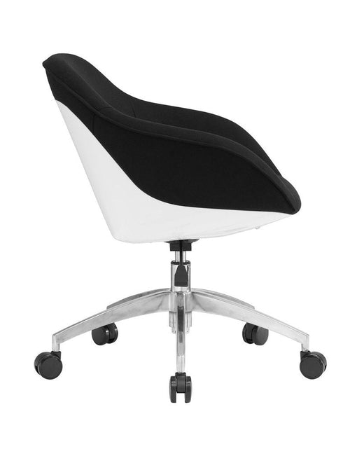 Load image into Gallery viewer, Techni Mobili Home Office Upholstered Task Chair, Black by Level Up Desks
