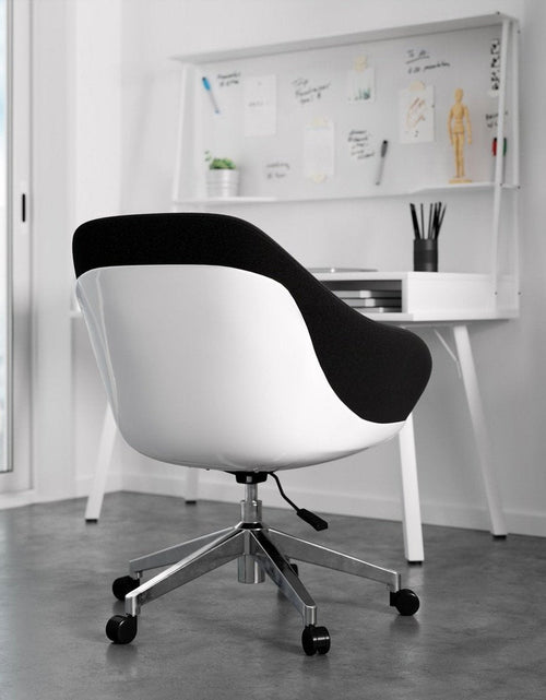 Load image into Gallery viewer, Techni Mobili Home Office Upholstered Task Chair, Black by Level Up Desks
