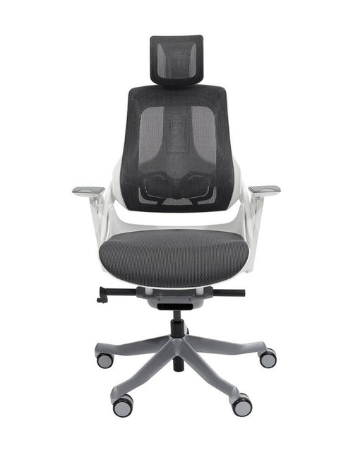 Load image into Gallery viewer, Techni Mobili LUX Ergonomic Executive Chair, Grey by Level Up Desks
