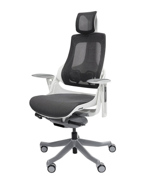 Load image into Gallery viewer, Techni Mobili LUX Ergonomic Executive Chair, Grey by Level Up Desks
