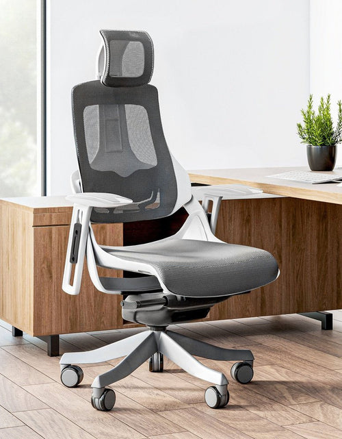 Load image into Gallery viewer, Techni Mobili LUX Ergonomic Executive Chair, Grey by Level Up Desks

