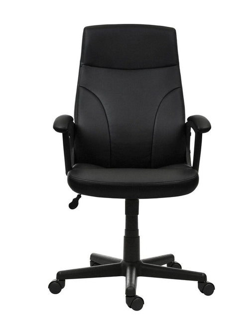 Load image into Gallery viewer, Techni Mobili Medium Back Executive Office Chair, Black by Level Up Desks
