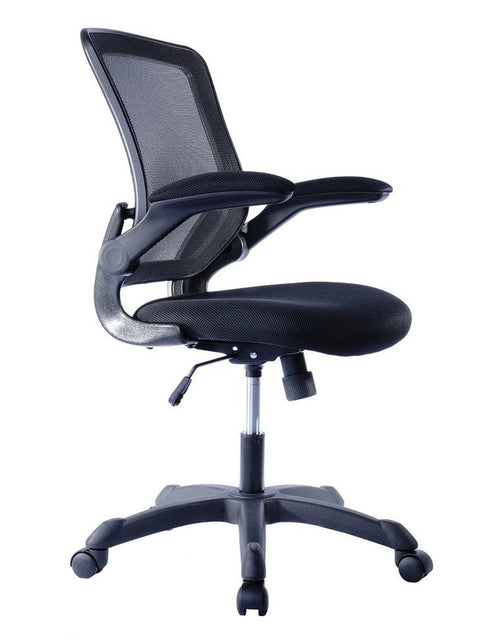 Load image into Gallery viewer, Techni Mobili Mesh Task Office Chair with Flip-Up Arms, Black by Level Up Desks
