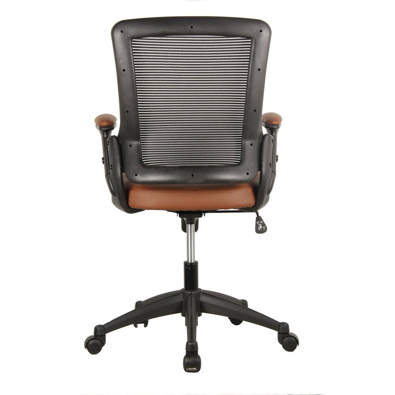Techni Mobili Mid-Back Mesh Task Office Chair with Height Adjustable Arms by Level Up Desks