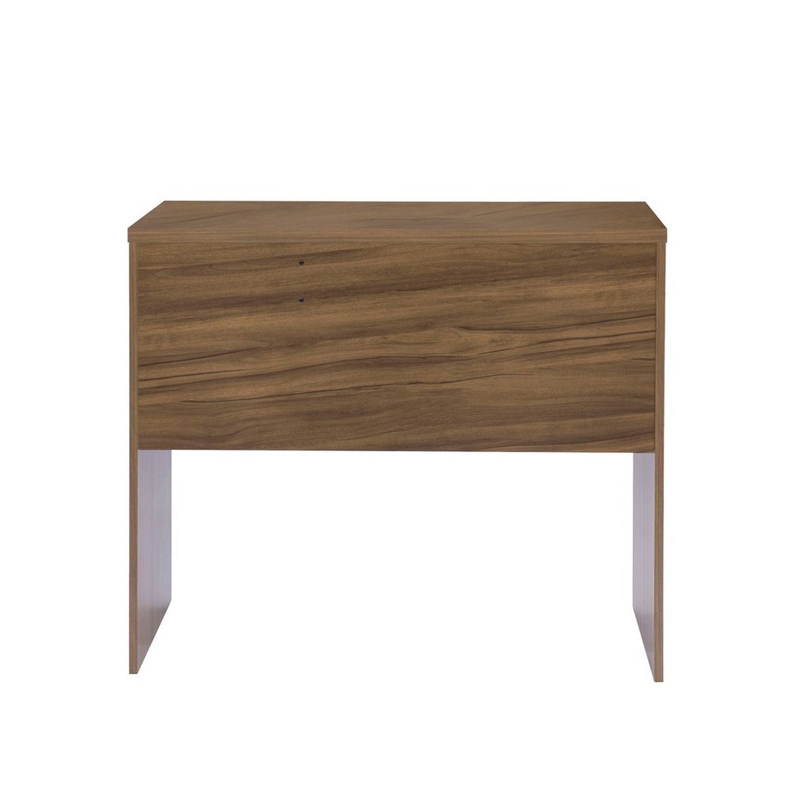 Techni Mobili Modern Computer Writing Desk with Drawer, Walnut by Level Up Desks