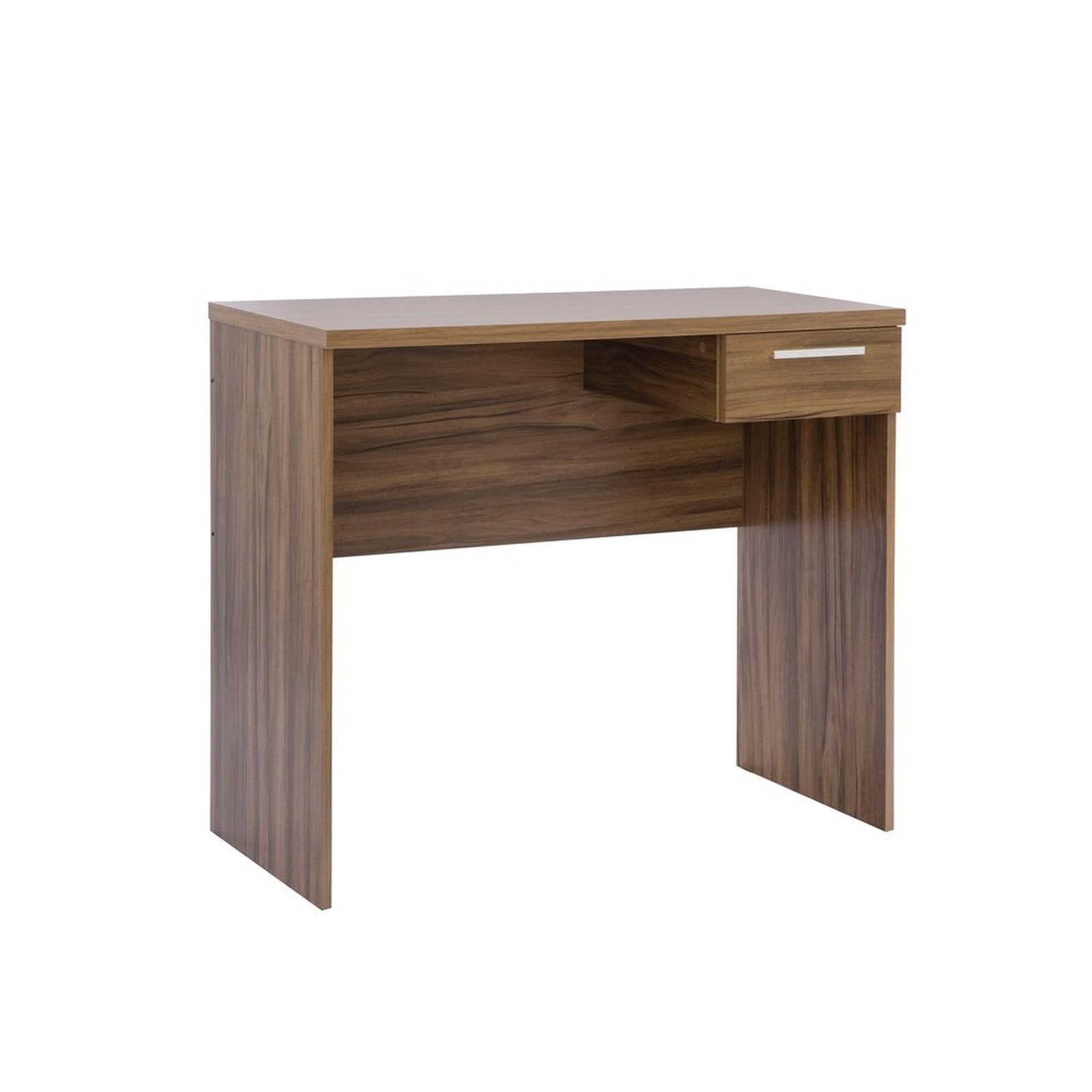 Techni Mobili Modern Computer Writing Desk with Drawer, Walnut by Level Up Desks