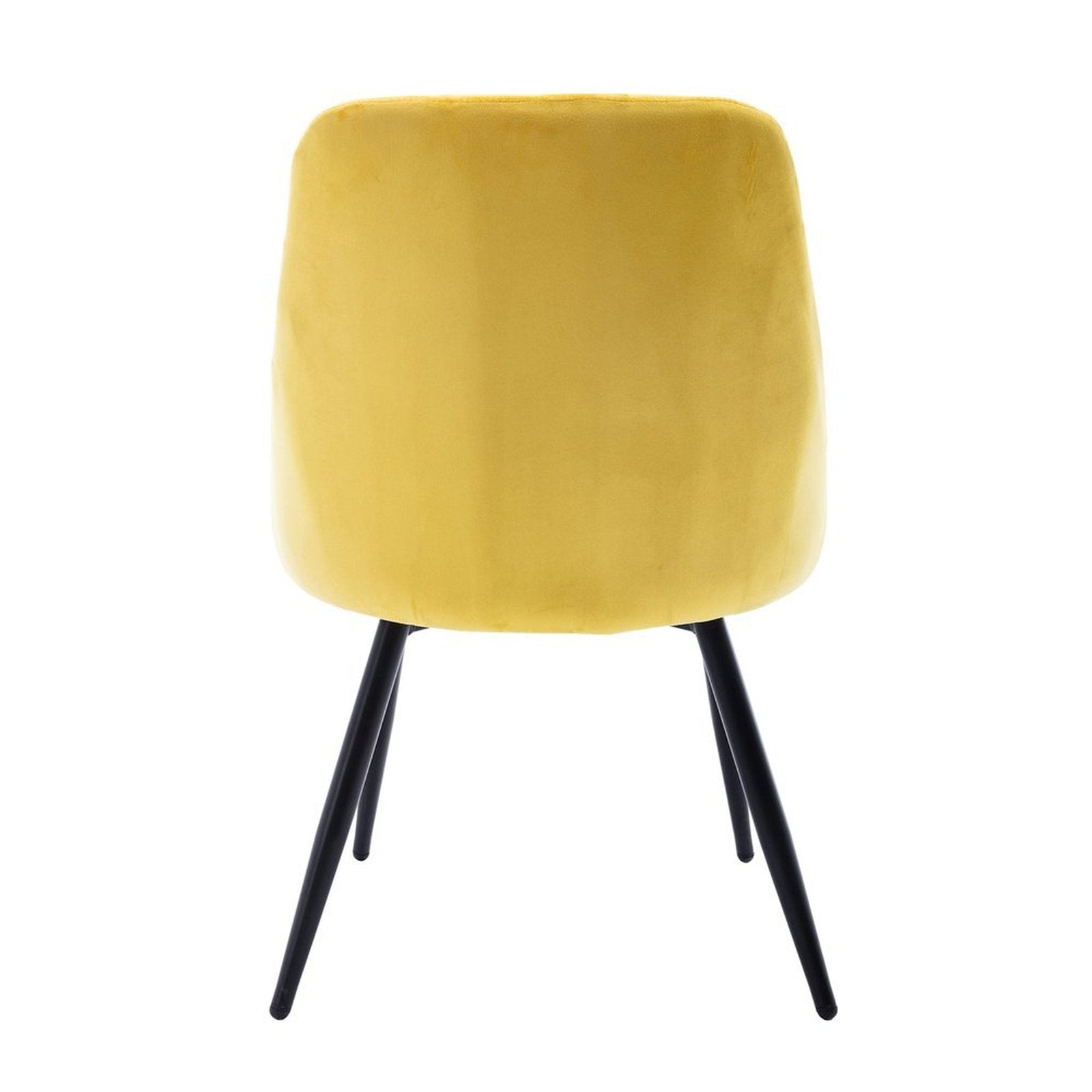 Techni Mobili Modern Contemporary Gold Tufted Velvet Chair (Set of 2) by Level Up Desks