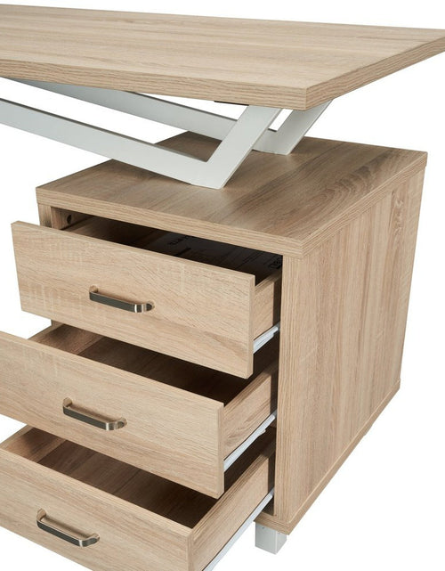 Load image into Gallery viewer, Techni Mobili Modern Design Computer Desk with Storage, Sand by Level Up Desks

