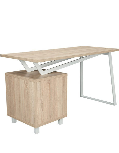 Load image into Gallery viewer, Techni Mobili Modern Design Computer Desk with Storage, Sand by Level Up Desks
