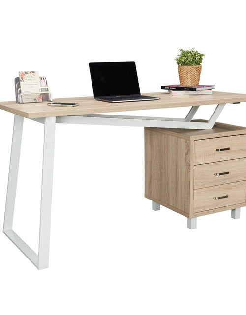 Load image into Gallery viewer, Techni Mobili Modern Design Computer Desk with Storage, Sand by Level Up Desks
