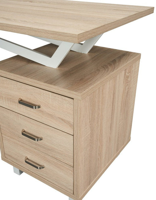 Load image into Gallery viewer, Techni Mobili Modern Design Computer Desk with Storage, Sand by Level Up Desks
