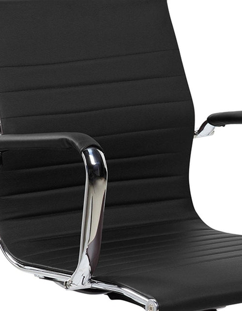 Load image into Gallery viewer, Techni Mobili Modern Medium Back Executive Office Chair, Black by Level Up Desks
