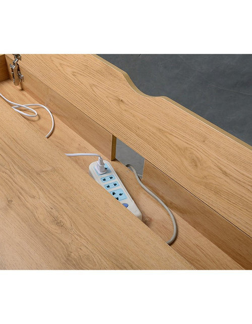 Load image into Gallery viewer, Techni Mobili Modern Multi Storage Computer Desk with Storage, Pine by Level Up Desks
