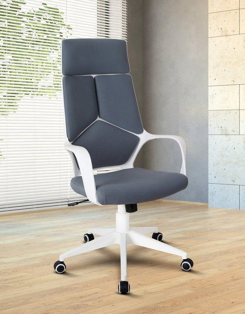 Load image into Gallery viewer, Techni Mobili Modern Studio Office Chair, Grey/White by Level Up Desks
