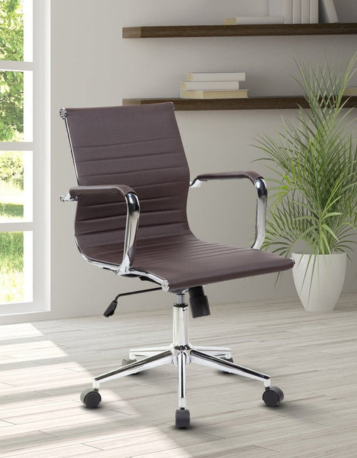 Load image into Gallery viewer, Techni Mobili Modern Visitor Office Chair, Chocolate by Level Up Desks
