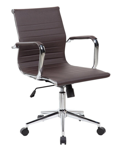 Load image into Gallery viewer, Techni Mobili Modern Visitor Office Chair, Chocolate by Level Up Desks
