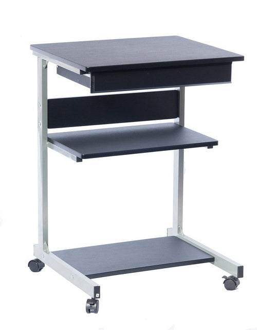 Load image into Gallery viewer, Techni Mobili Rolling Laptop Cart with Storage, Graphite by Level Up Desks
