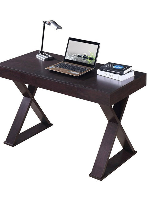 Load image into Gallery viewer, Techni Mobili Trendy Writing Desk with Drawer, Espresso by Level Up Desks
