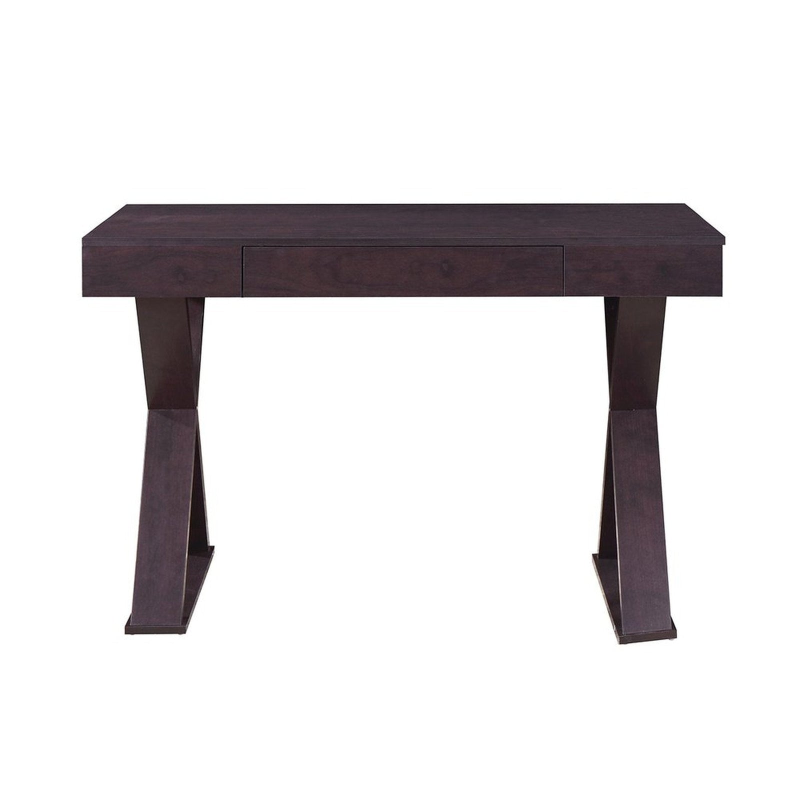 Techni Mobili Trendy Writing Desk with Drawer, Espresso by Level Up Desks