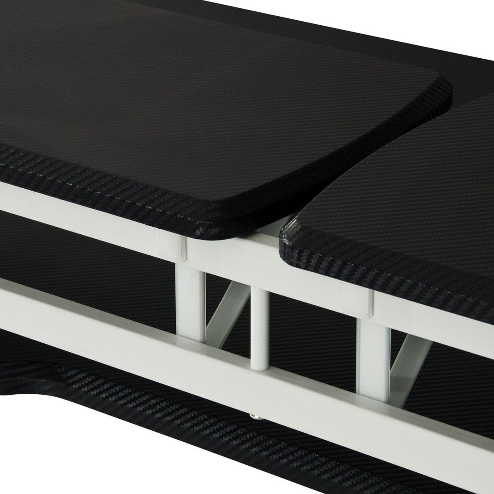 Techni Sport White Stryker Gaming Desk, White by Level Up Desks