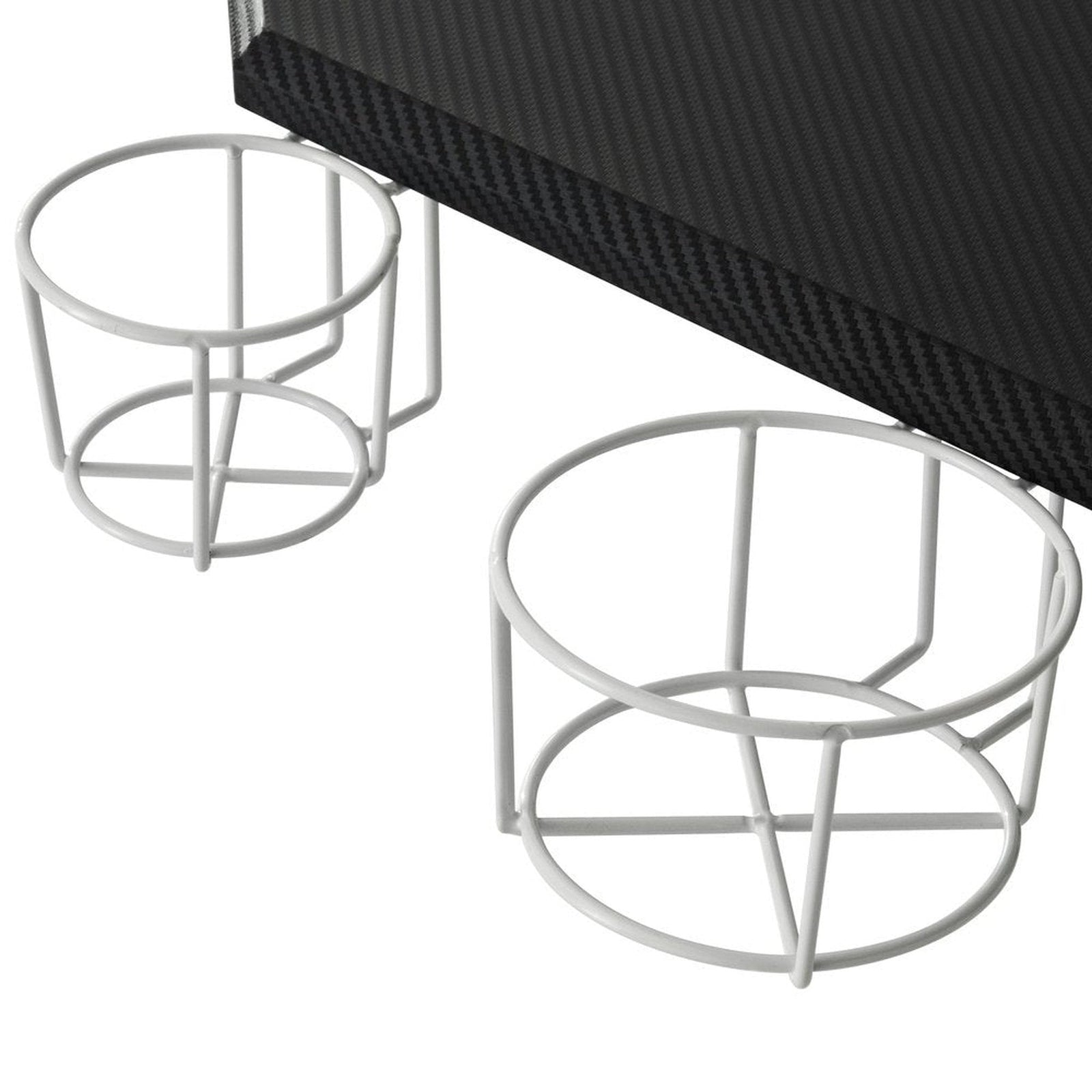 Techni Sport White Stryker Gaming Desk, White by Level Up Desks
