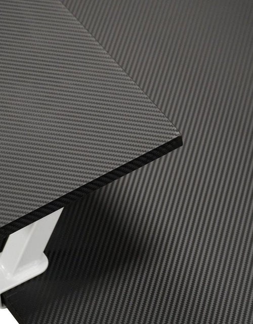 Load image into Gallery viewer, Techni Sport Warrior L-Shaped Gaming Desk, White by Level Up Desks
