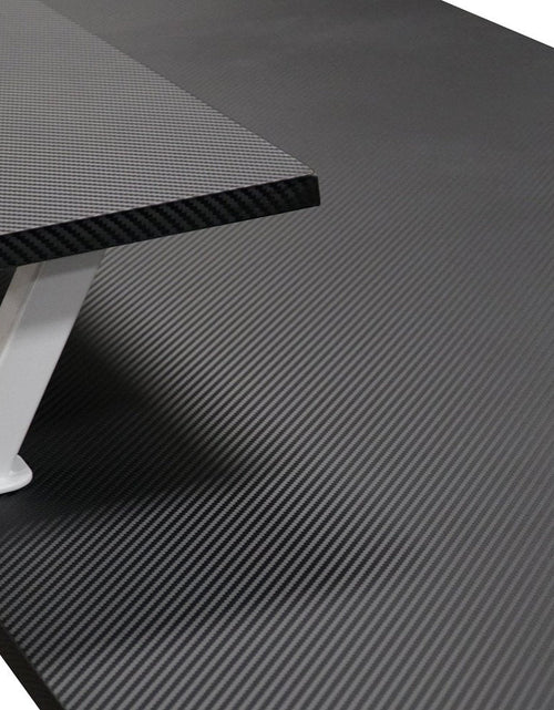 Load image into Gallery viewer, Techni Sport Warrior L-Shaped Gaming Desk, White by Level Up Desks
