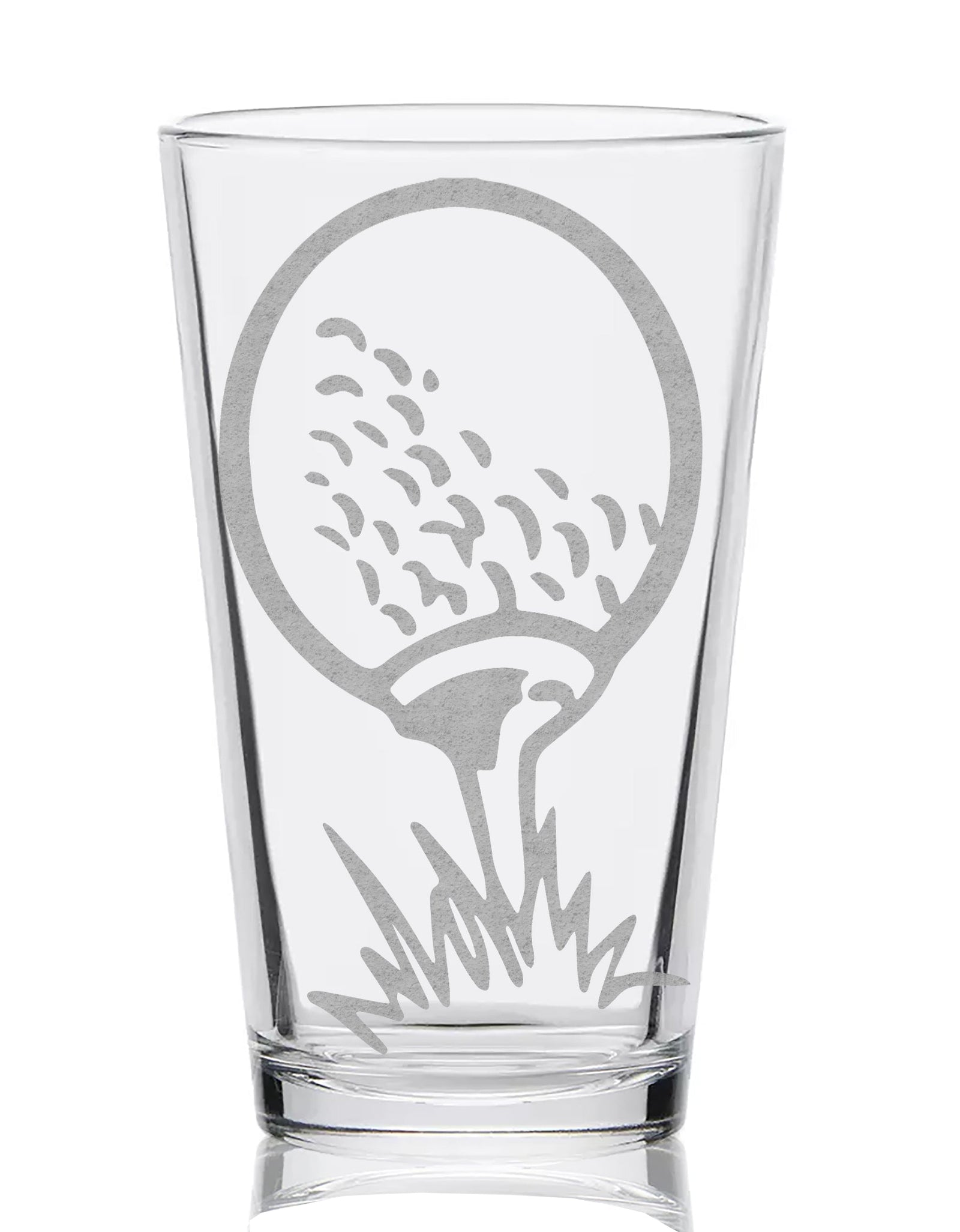 GOLF Pint Glasses by LumEngrave