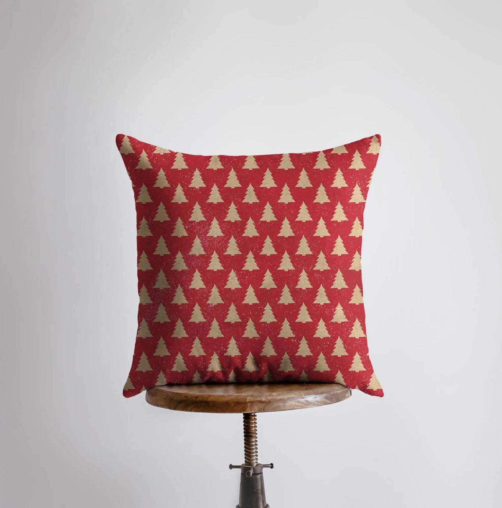 Texas Christmas Tree Farm | Red Christmas Truck | Pillow Cover | Christmas Decor | Throw Pillow | Home Decor | Rustic Christmas Decor by UniikPillows