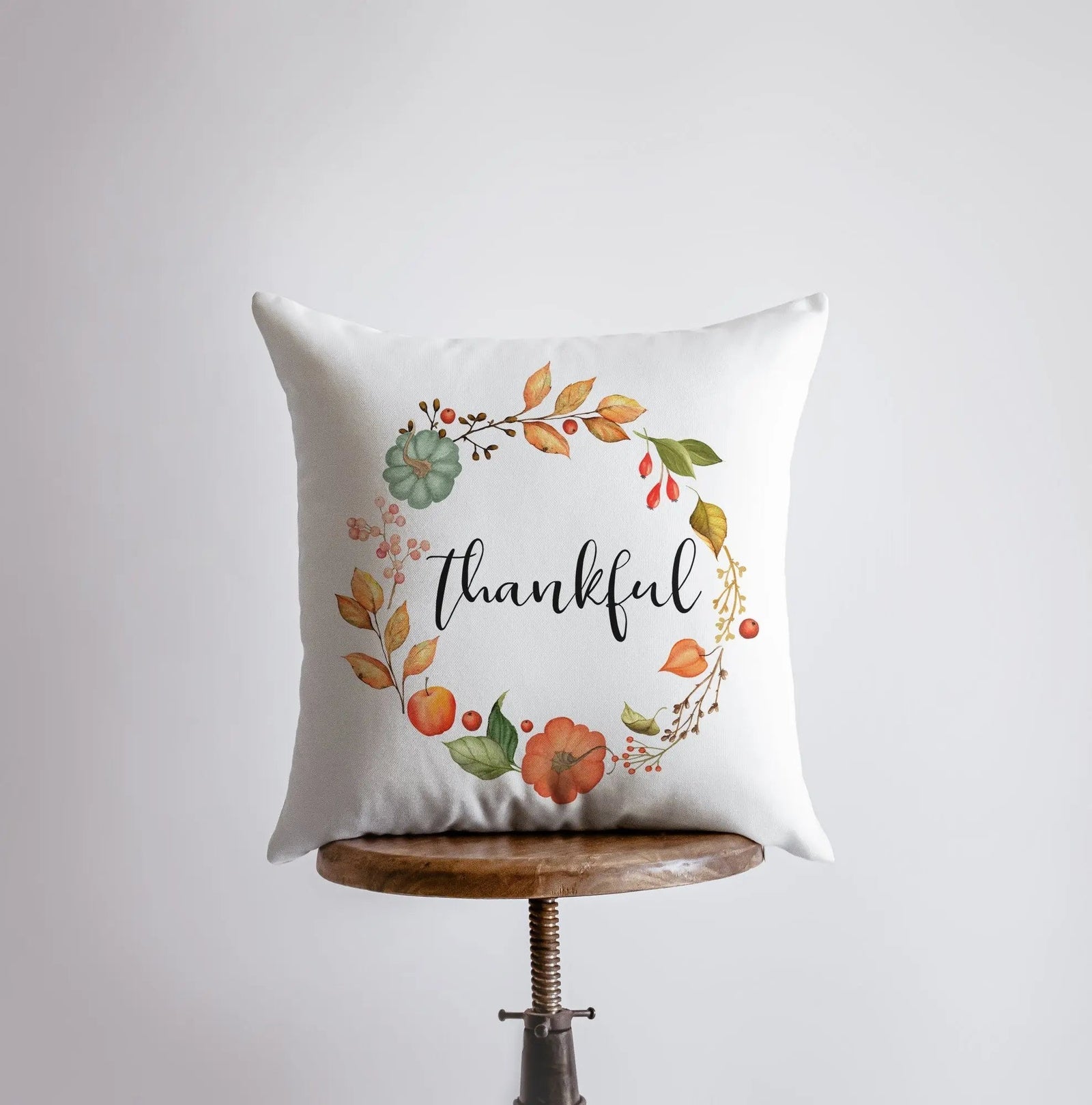 Thankful | Pillow Cover | Fall Decor | Cabin Decor Ideas | Fall Decoration | Thanksgiving Decor | Farmhouse Pillows | Country Decor | Gift by UniikPillows