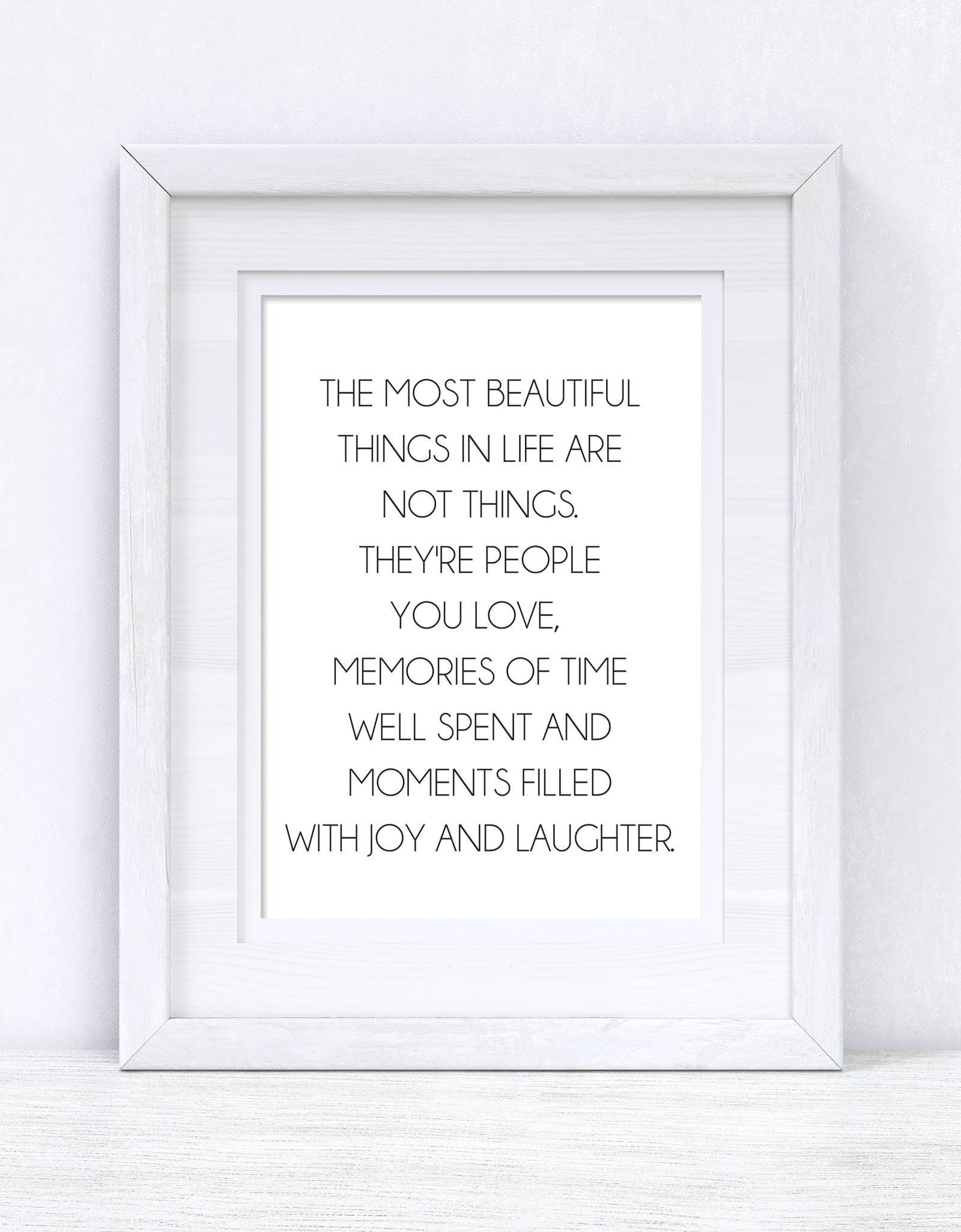 The Most Beautiful Things In Life Inspirational Wall Decor Quote Print by WinsterCreations™ Official Store